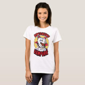 Ameowzing Vampur Vrouwen Wit T-shirt (Voorkant volledig)