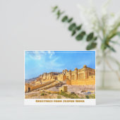 Amer Fort in Jaipur India Briefkaart (Staand voorkant)