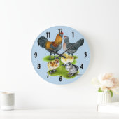 Ameraucana Chicken Family Grote Klok (Huis)