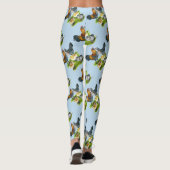 Ameraucana Chicken Family Leggings (Achterkant)