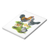 Ameraucana Chicken Family Notitieblok (Linkerzijde)
