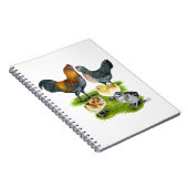 Ameraucana Chicken Family Notitieboek (Rechterzijde)