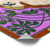 Ameraucana familie opgezet poster (Hoek)