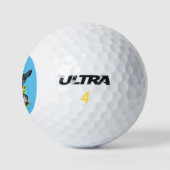 Ameraucana Kippenfamilie Golfballen (Logo)