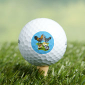 Ameraucana Kippenfamilie Golfballen (Insitu Shirt)