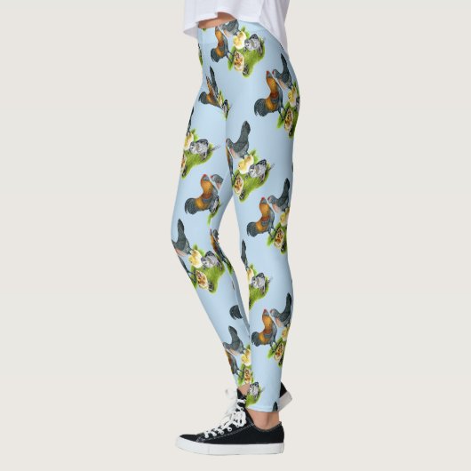 Ameraucana Kippenfamilie Leggings (Links)
