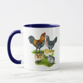 Ameraucana Kippenfamilie Mok (Links)