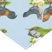 Ameraucana Kippenfamilie Tafelkleed (Gekanteld)