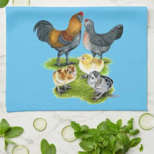 Ameraucana Kippenfamilie Theedoek