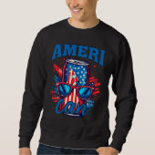 Ameri can  4th of july Sublimation 4 Trui (Voorkant)