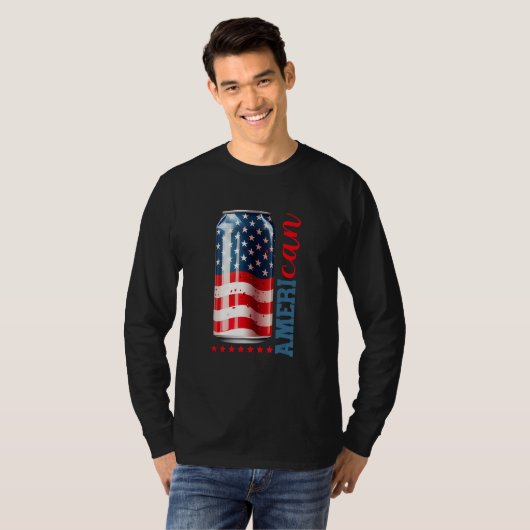 Ameri can  4th of july Sublimation 6 T-shirt (Voorkant volledig)