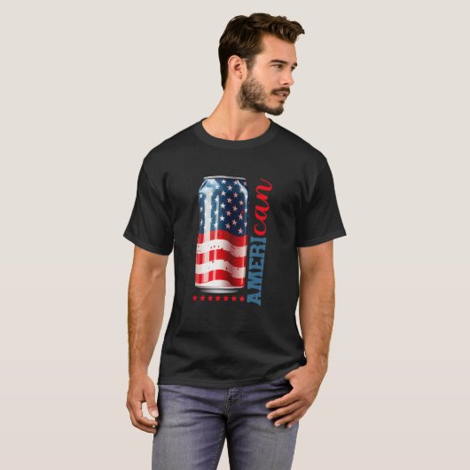 Ameri can  4th of july Sublimation 6 T-shirt (Voorkant volledig)