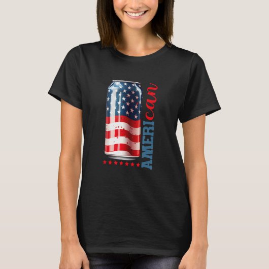 Ameri can 4th of july Sublimation 6 T-shirt (Voorkant)