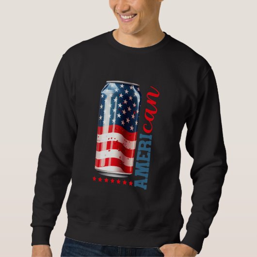 Ameri can  4th of july Sublimation 6 Trui (Voorkant)