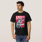 Ameri-cat viert 4 juli, 4 juli t-shirt (Voorkant volledig)