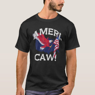 AMERI CAW Eagle Grappig Amerika Meme USA Juli 4 T  T-shirt