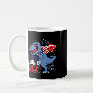 Ameri Saurus Rex 4 juli dinosaurus onafhankelijkhe Koffiemok