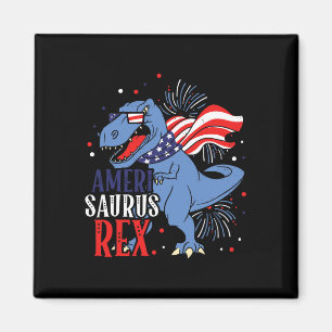 Ameri Saurus Rex 4 juli dinosaurus onafhankelijkhe Magneet