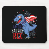 Ameri Saurus Rex 4 juli dinosaurus onafhankelijkhe Muismat (Voorkant)