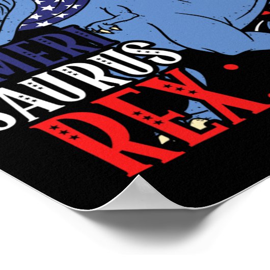 Ameri Saurus Rex op 4 juli: onafhankelijkheid van Poster (Hoek)