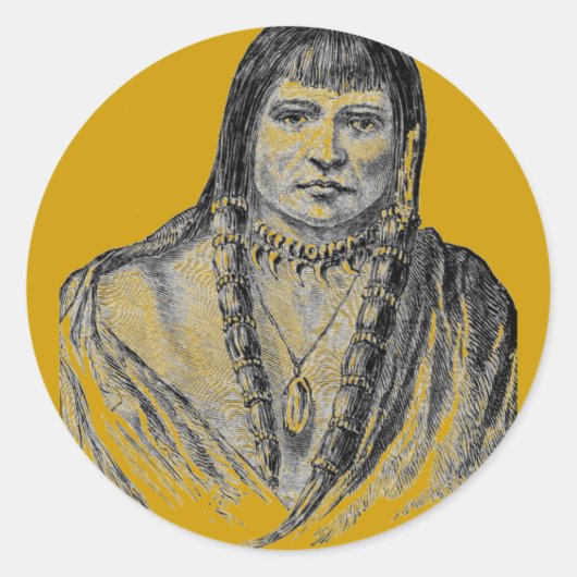 Amerian Indians Sticker (Voorkant)