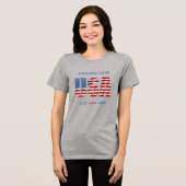 AMERICA250 1776-2026 Celebration Tri-Blend Shirt (Voorkant volledig)
