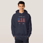 AMERICA250 1776-2026 Viering Hoodie (Voorkant volledig)