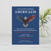 AMERICA250 4 JULI FEESTJE KAART (Staand voorkant)