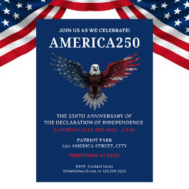 AMERICA250 FEEST 4 JULI FEESTVIERING KAART