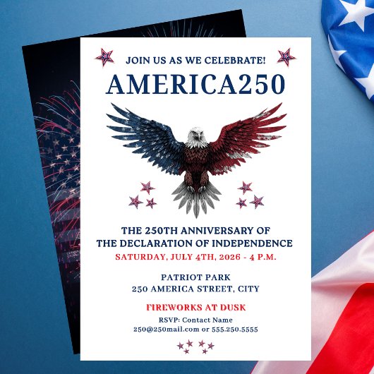AMERICA250 FEEST 4 JULI KAART