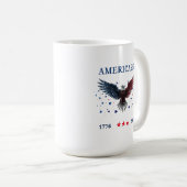 AMERICA250 Independence Day 1776 - 2026 Koffiemok (Voorkant rechts)