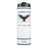 AMERICA250 Viering 1776 - 2026 Met Naam Thermosbeker (Voorkant)