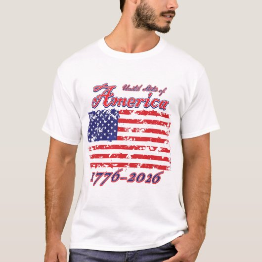 America 1776 / 2026 t-shirt (Voorkant)