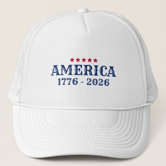 America 1776-2026 trucker pet (Voorkant)