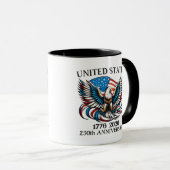 America 1776 Coffee Mug – USA 250th Anniversary  Mok (Voorkant rechts)