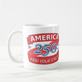 America 250 Add State Independence Anniversary Koffiemok (Links)