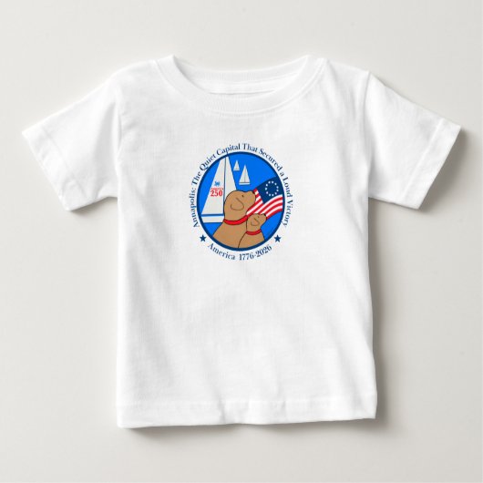 America 250 Annapolis Edition Baby Short Sleeve (Voorkant)