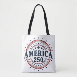 America 250 Anniversary Patriotic Stars Tote Bag