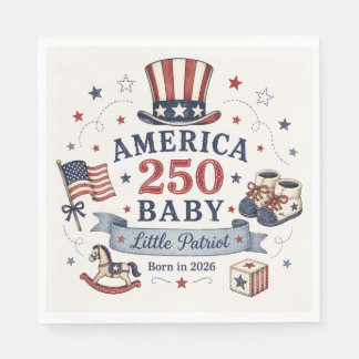 America 250 Baby / Kleine Patriot Servet