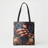 America 250 Boodschappentas Tote Bag (Voorkant)