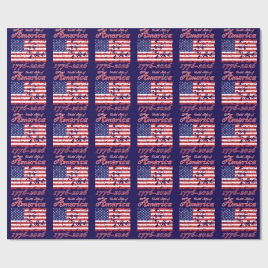 America 250 cadeaupapier (Vlak)