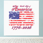 America 250 canvas afdruk (Insitu (Houten vloer))