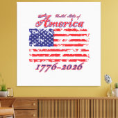 America 250 canvas afdruk (Insitu (Woonkamer))