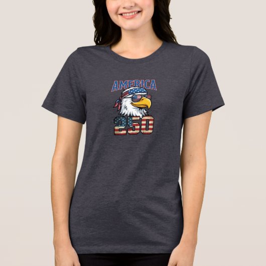 America 250 Eagle Tri-Blend Shirt (Voorkant)