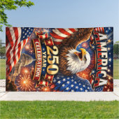 America 250 Eagle-viering met Capitol Spandoek (Buitenkant)