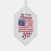 America 250 glas ornament (Voorkant Rechts)
