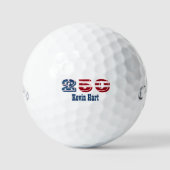 America 250 golfballen met eigen naam Callaway (Voorkant)