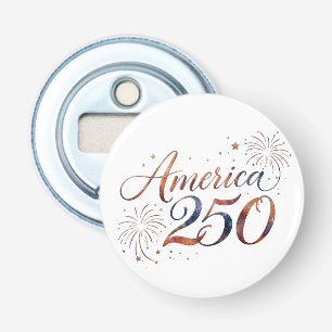 America 250 Herdenkingsviering Kunst – 250ste Button Flesopener