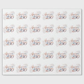 America 250 Herdenkingsviering Kunst – 250ste Cadeaupapier (Vlak)