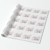 America 250 Herdenkingsviering Kunst – 250ste Cadeaupapier (Uitgerold)